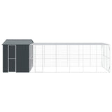 Bird Cage Anthracite 845 x 304 x 247 cm Galvanised Steel 3325167