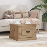 Coffee Table Artisan Oak 50 x 50 x 35 cm Engineered Wood 881371