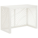 Air Conditioner Cover White 100 x 50 x 70 cm Steel 8014102