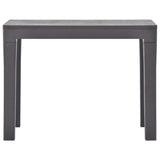 Garden Bench Set of 2 Mocca Plastic Small Light Weight 48782