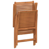 Reclining Folding Garden Chairs 2 pcs Solid Wood Acacia 367699