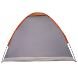 Camping Tent with Roof Grey and Orange 190 x 140 x 105 cm 42028629