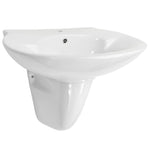 Wall-mounted Basin Ceramic White 690x520x210 mm 143009