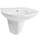 Wall-mounted Basin Ceramic White 690x520x210 mm 143009