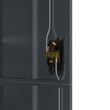 File Cabinet Anthracite 90x40x180 cm Steel 339755