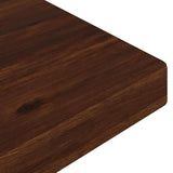Rectangular Table Top 140 x 30 x 3.5 cm Rectangular Dark Brown 938179