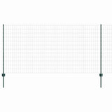 Welded Wire Fence 25 x 1.2 m PVC-Coated Steel Green 3336018