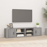 TV Cabinets 2 pcs Grey Sonoma 80x31.5x36 cm Engineered Wood 819449