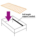 Slatted Bed without Mattress Base with 13 Slats 90x200cm 327257