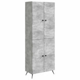 Cabinet Set 2 pcs Concrete Grey Engineered Wood 3416865