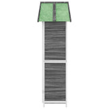 Garden Tool Shed Grey 89x52,5x175 cm Solid Wood Pine 172244