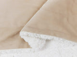 Throw Blanket Beige 150 x 200 cm 1.64 kg Fleece 42016974