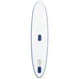 Inflatable Stand Up Paddleboard with Sail Set Blue and White 92210