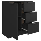 Sideboard Black Engineered Wood 811080