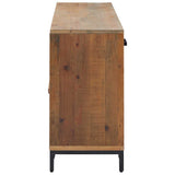 Sideboard Brown 110x35x70 cm Solid Pinewood 349919