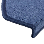 ZNTS Stair Mats 10 pcs 65x24x4 cm Blue 149765