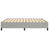 Bed Frame without Mattress Light Grey Super King Fabric 349860