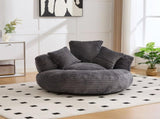 GOMYWAY Bean Bag Chairs for Adults/Kids,Large Bean Bag Chair with 3 Pillows & Armrest, Soft Corduroy W2678P489500