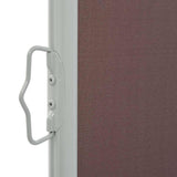 Patio Retractable Side Awning 100x300 cm Brown 48340