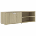 TV Cabinet Sonoma Oak 120x34x37 cm Engineered Wood 801155