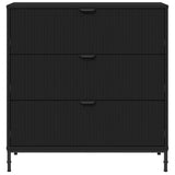Sideboard with Drawer Black 79.5 x 33 x 82 cm Engineered Wood 883435