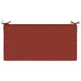 Seat Cushion SOEST 100% Polyester Red 120 x 80 x 15 cm 944303