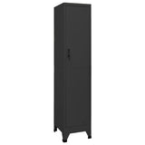 Locker Cabinet Anthracite 38x45x180 cm Steel 339775