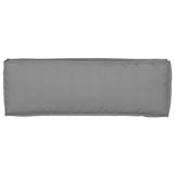 Pallet Cushion Set 2 pcs Grey 120 x 40 x 8 cm Oxford Fbric 42001699