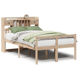 Bookcase Bed without Mattress 135x190 cm Doouble Solid Wood Pine 3322045