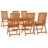 Garden Dining Set Reddish-brown Solid eucalyptus wood Medium 3087336