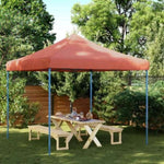 Foldable Party Tent Pop-Up Terracotta 292x292x315 cm 4004919