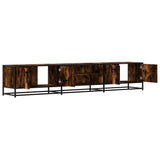 TV Cabinet Smoked Oak 210x35x41 cm Engineered Wood 3300782