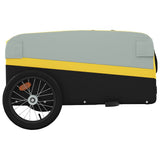 Bike Trailer Black and Yellow 45 kg Iron 94043