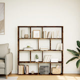 Book Cabinet Smoked Oak 132x29x141.5 cm Engineered Wood 3310311