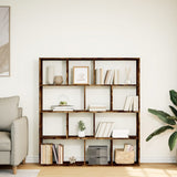 Book Cabinet Smoked Oak 132x29x141.5 cm Engineered Wood 3310311