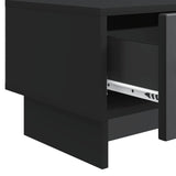 TV Cabinet with Drawer Black 147 x 34.5 x 30 cm Engineered Wood 894016