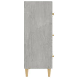 Sideboard Concrete Grey 70x34x90 cm Engineered Wood 812154