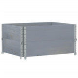 Garden Planter Grey 80x60 cm Solid Wood Pine 3295841