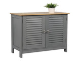 2 Hundred Page Doors MDF Spray Paint Bathroom Cabinet Gray 76520309