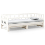 Pull-out Day Bed without Mattress White 2x cm 820223