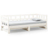 Pull-out Day Bed without Mattress White 2x cm 820233