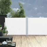 Patio Retractable Side Awning 170x1200 cm Cream 313394