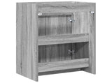 Bathroom Under Sink Cabinet Grey Sonoma 56 x 37.5 x 81 cm 890781