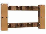 TV Cabinet Set Wall-mounted 10 pcs Old Wood 30.5 x 30 x 90 cm 3393228