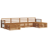 Sofa Sets 6 pcs Natural Solid Acacia Wood 3373909