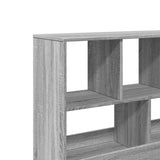 Room Divider Grey Sonoma 100x33x94.5 cm Engineered Wood 3309515
