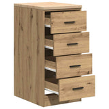 Garage Storage Cabinet Artisan Oak 40x51x85 cm Solid Wood Pine 860597
