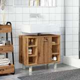 Bathroom Cabinet Artisan Oak 60x32x53.5 cm Engineered Wood 856145