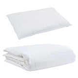 Summer Duvet with Pillow 2 pcs White Down Feather 3376216