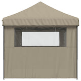 Party Tent Folding Taupe 292 x 580 x 315 cm Oxford Fabric 42023656